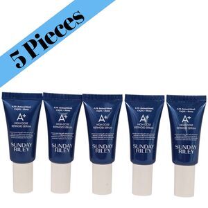 Sunday Riley A+ High-Dose Retinoid Serum 5ml Lot of 5 New Samples